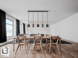 Luminosa Lighting Luminosa Nimes Bar Pendant Ceiling Light Black 5Xgu10 - Uk Stock - thumbnail 2