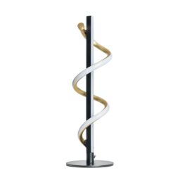 Inlight Hadston Spiral Matt Black Integrated Led Table Lamp - thumbnail 3