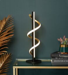 Inlight Hadston Spiral Matt Black Integrated Led Table Lamp - thumbnail 5