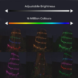 Valuelights 10M Smart Rgbic Led Fairy Strings Lights, Ip65 Waterproof, Wifi Garden Lights With App Control And Music Sync - thumbnail 3
