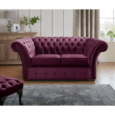 Chesterfield Beaumont 2 Seater Sofa Malta Boysenberry Purple 01 - image 1