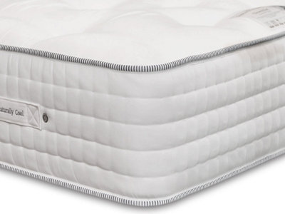 Divan Base Direct Sophia Briar-Rose Noemie 1000 Pocket Sprung Natural Cotton Tencel 3Ft Single - image 1