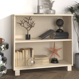 Berkfield Sideboard Honey Brown 85X35X80 Cm Solid Wood Pine - thumbnail 1