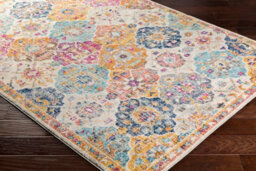 Livabliss Harput-Vintage Orange Blue Beige Grey Traditional Boho Living Dining Bedroom Rug 80 X 220 Cm Easy Care, Non Shedding - thumbnail 6