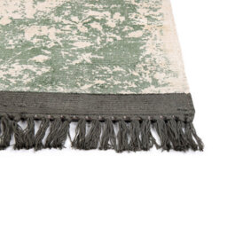 Beliani Rug Akarsu Green 80 X 150 Cm Viscose - thumbnail 5