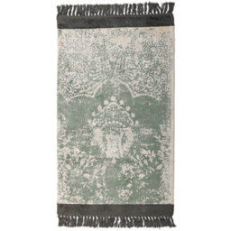 Beliani Rug Akarsu Green 80 X 150 Cm Viscose - thumbnail 4