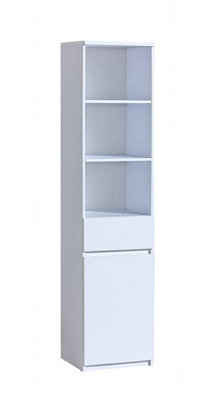 Arte Arca Ar3 Tall Cabinet - Elegant And Functional, H1952mm W450mm D400mm In Arctic White - image 1