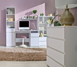 Arte Arca Ar3 Tall Cabinet - Elegant And Functional, H1952mm W450mm D400mm In Arctic White - thumbnail 3