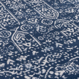 The Rugs Montana Blue Oriental Area Rug And Runner Soft Durable Pet Friendly Easy To Clean Living Room Bedroom Hallway 3716Bl - thumbnail 3