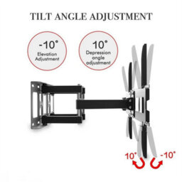 "Tv Wall Bracket Mount Swivel Tilt For 32 40 42 46 50 55 60 70"" Tvs Full Motion" - thumbnail 9