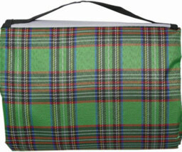 Ram Online Armo Extra Large Tartan Picnic Blanket Green - thumbnail 4