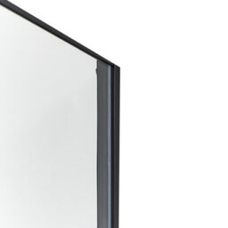 Beliani Tempered Glass Shower Enclosure 800 X 800 X 1850 mm Black Darli - thumbnail 6