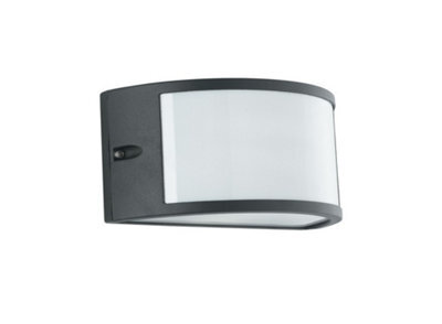 Luminosa Lighting Luminosa Austin Outdoor Flush Wall Light Black, Ip54 25X13X12Cm
