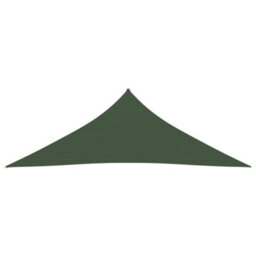 Berkfield Sunshade Sail 160 G/m2 Dark Green 4.5X4.5X4.5 M Hdpe - thumbnail 2