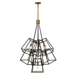 Elegant 7 Bulb Bronze Led Chandelier Pendant Light For Stylish Interiors