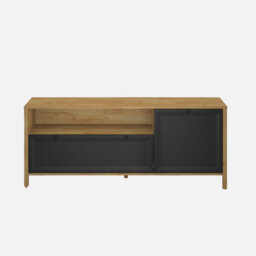 Heze Furniture Brent 2 Door Modern Loft Style Tv Unit - thumbnail 3