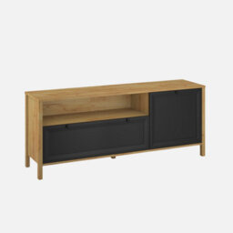 Heze Furniture Brent 2 Door Modern Loft Style Tv Unit - thumbnail 1