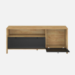Heze Furniture Brent 2 Door Modern Loft Style Tv Unit - thumbnail 4