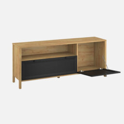 Heze Furniture Brent 2 Door Modern Loft Style Tv Unit - thumbnail 5
