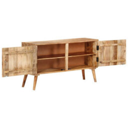 Berkfield Durable Sideboard Solid Mango Wood 120X30X60 Cm - thumbnail 4