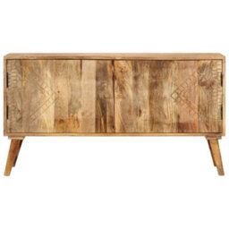 Berkfield Durable Sideboard Solid Mango Wood 120X30X60 Cm - thumbnail 3