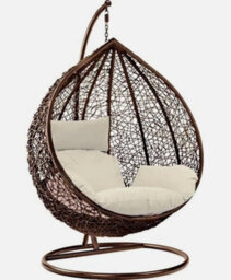 Garden Swing Egg Chair Indoor Outdoor Hanging Chair Hammock For Patio Balcony - thumbnail 7