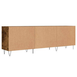 Berkfield Tv Cabinet Smoked Oak 150X30X50 Cm Engineered Wood - thumbnail 8