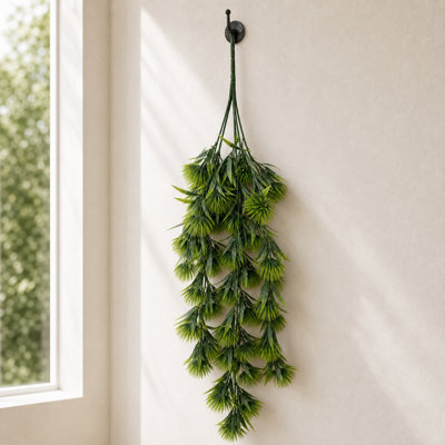 Leaf 75Cm Artificial Green Thistle Trailing Hanging Plant Faux Floral - image 1