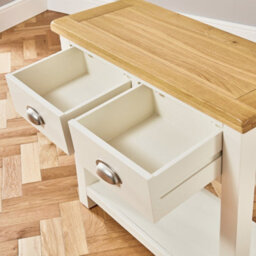 The Furniture Market Cotswold Cream Painted Console Table - thumbnail 8