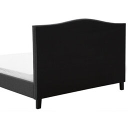 Beliani Bed Fabric Montpellier 180 X 200 Cm (Eu Super King) Dark Grey - thumbnail 8