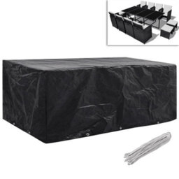 Walplus Outdoor Garden Furniture Covers 2Pcs 8 Person Poly Rattan 229X113Cm - thumbnail 2