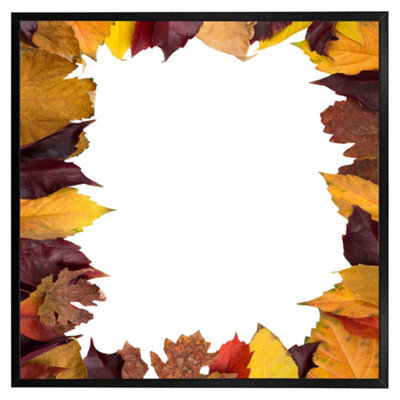"Andrew Lee Orange & Purple Autumn (Picutre Frame) / 24X24"" / Oak" - image 1