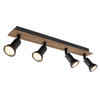 Luminosa Lighting Luminosa Drew Ceiling Spotlight Bar Dark Brown 4X Gu10 - image 1