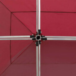 Berkfield Professional Folding Party Tent Aluminium 6X3 M Wine Red - thumbnail 6
