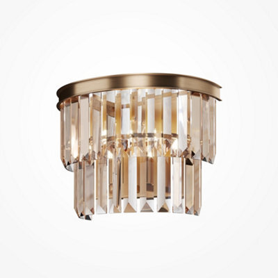 Luminosa Lighting Luminosa Maytoni Revero Classic Wall Lamp Gold E14 - image 1
