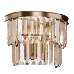 Luminosa Lighting Luminosa Maytoni Revero Classic Wall Lamp Gold E14 - thumbnail 3