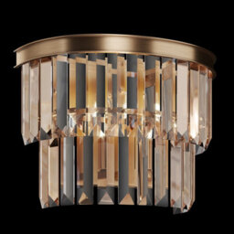 Luminosa Lighting Luminosa Maytoni Revero Classic Wall Lamp Gold E14 - thumbnail 2