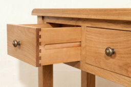 Buttercup Farm Shrewsbury Console Table With 2 Drawers - L35 X W85 X H77 Cm - Oak - thumbnail 3