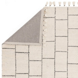 Cream Kilim , Modern , Wool Easy To Clean Geometric Rug For Living Room, Bedroom - 160Cm X 230Cm - thumbnail 5