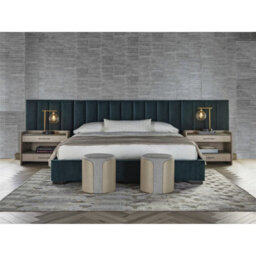 Stratus Interiors Raphael Extra Wide Headboard Bed- Super King - Gas Lift Ottoman Storage Type