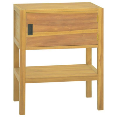 Berkfield Bathroom Cabinet 60X40X75 Cm Solid Wood Teak - image 1