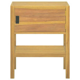 Berkfield Bathroom Cabinet 60X40X75 Cm Solid Wood Teak - thumbnail 3