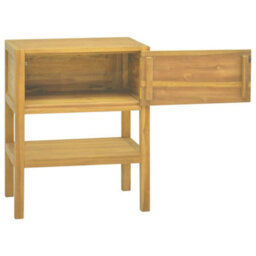 Berkfield Bathroom Cabinet 60X40X75 Cm Solid Wood Teak - thumbnail 2