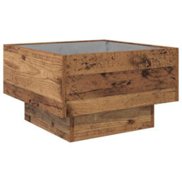 Berkfield Coffee Table Old Wood 50 X 50 X 30 Cm Engineered Wood - thumbnail 9