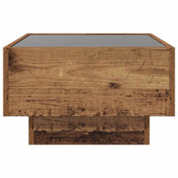 Berkfield Coffee Table Old Wood 50 X 50 X 30 Cm Engineered Wood - thumbnail 7