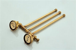 Pepte Bathroom Rotatable Towel Holder Triple Bar Rail 3-Tier Hanger Antique Brass - thumbnail 7