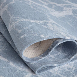 The Rugs Carina Collection  Rugs In Blue 6955 Non-Slip Machine Washable - thumbnail 5