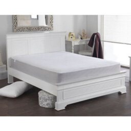 Lancashire Textiles Flannel Cotton Anti-Allergenic Waterproof Mattress Protector - Super King - thumbnail 1
