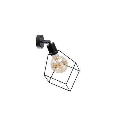 Luminosa Lighting Luminosa Ruben Wall Lamp Black, 22Cm, 1X E27