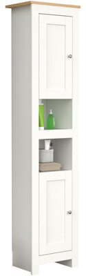 Vcm Bathroom Furniture Bathroom Cabinet High Cabinet Balusa - image 1